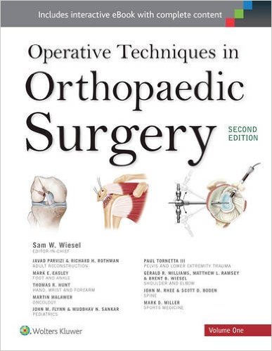 Operative Techniques in Orthopaedic Surgery 2/E 2015(Four Volume Set) 可Download在平版電腦