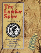 The Lumbar Spine: Offical Publication of the International Society