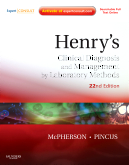 Henry's Clinical Diagnosis and Management by Laboratory Methods, 22/ E 2012