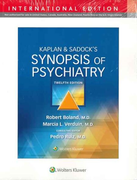 Kaplan and Sadock's Synopsis of Psychiatry(國際版IE無電子書) 12/E 2022