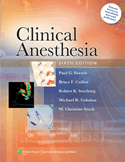 Clinical Anesthesia Hardbound + Website 6/E 2009