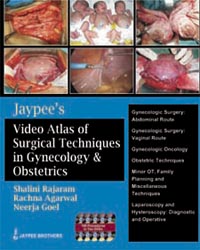 Jaypee's Video Atlas of Surgical Techniques in Gynecology & Obstetrics 10 DVDs more then 12 hrs