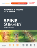 Operative Techniques: Spine Surgery, 2nd Edition Expert Consult - Online and Print 2012(限量特價)