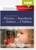 A Practice of Anesthesia for Infants and Children 5/e