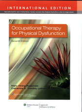 Occupational Therapy for Physical Dysfunction 7/E 2014(已絕版)