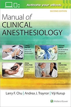 Manual of Clinical Anesthesiology 2/E 2021