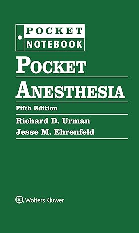 Pocket Anesthesia 5/E 2025